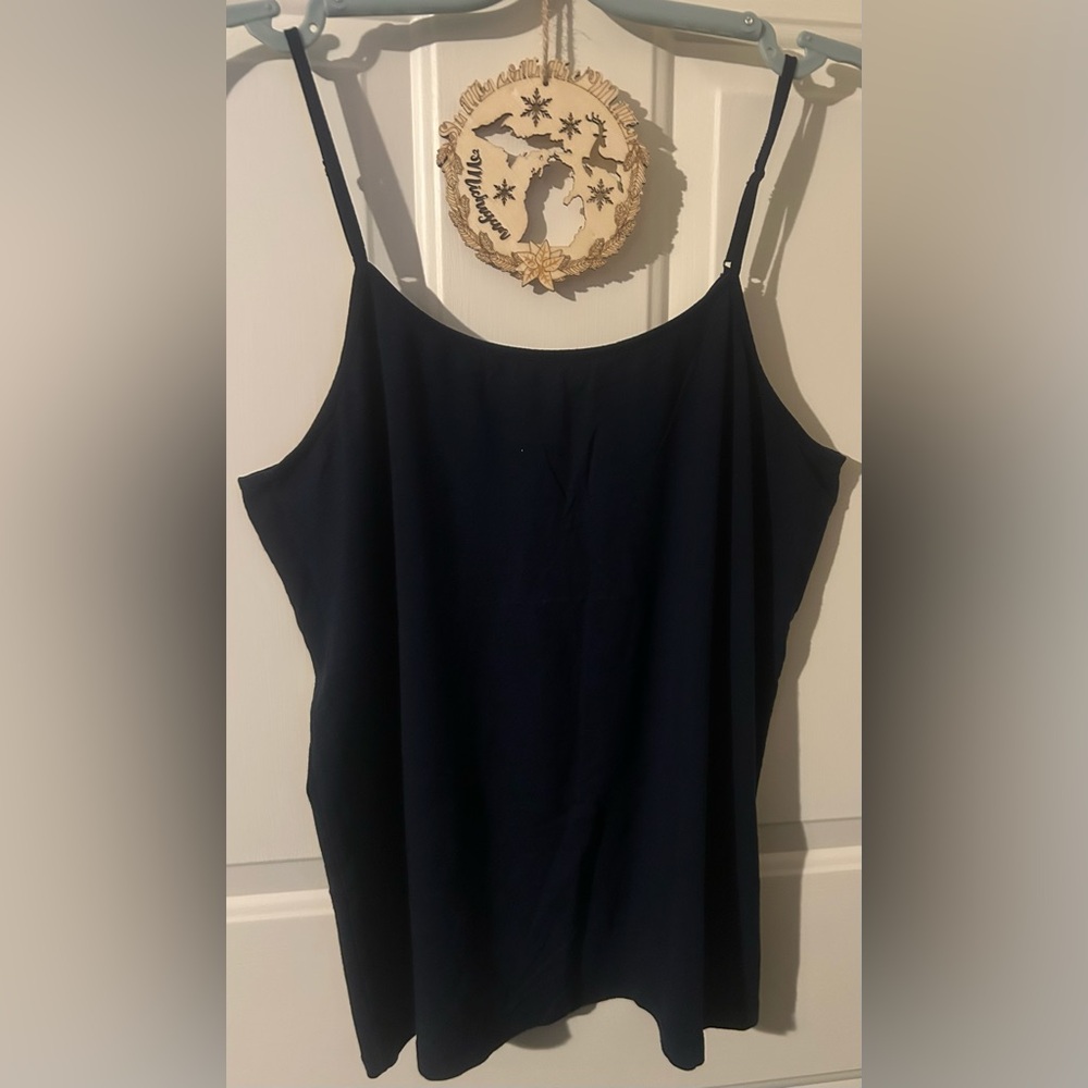 Time and Tru Dark Blue Tank Top